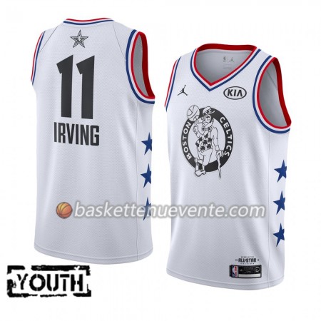 Maillot Basket Boston Celtics Kyrie Irving 11 2019 All-Star Jordan Brand Blanc Swingman - Enfant